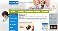 Desktop Screenshot of matratex.sk